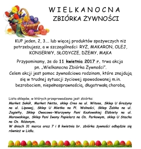 Wielkanocna Zbiórka Żywności