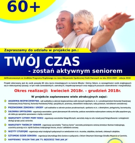 Twój czas - zostań aktywnym Seniorem