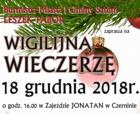 Wigilijna Wieczerza - 18 grudnia 2018
