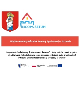Reorganizacja Działu Pomocy Środowiskowej, Świadczeń i Usług