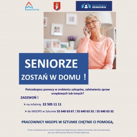 SENIORZE- skorzystaj z pomocy!