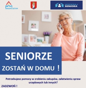 Seniorze skorzystaj z pomocy!
