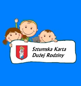 Zostań partnerem Sztumskiej Karty Dużej Rodziny