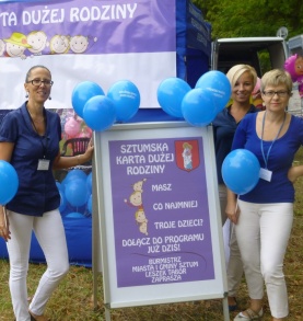 Sztumska Karta Dużej Rodziny na Dniach Ziemi Sztumskiej