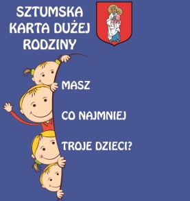 Dołącz do programu "Sztumskiej Karty Dużej Rodziny"